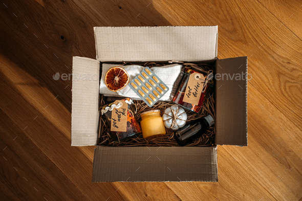 Care package, gift box for a sick friend. Get Well Soon Gifts for adults, Care Package Get Well