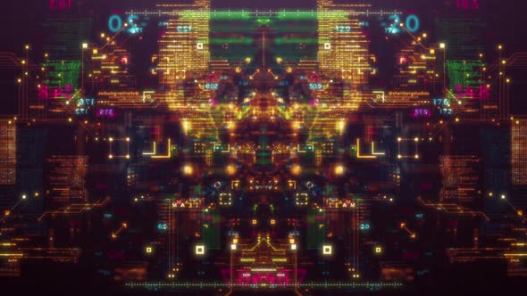 Futuristic Hi-tech Fly HUD Background alt