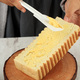 Female Hand Spreading Butter on Roti Bakar Bandung Bread using White Spatula. - PhotoDune Item for Sale