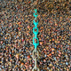 The green iron chain is in a pile of kernal seeds in a truck - PhotoDune Item for Sale