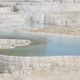 Pamukkale white mineral limestone natural pool. Geology landmark. Turkey - PhotoDune Item for Sale