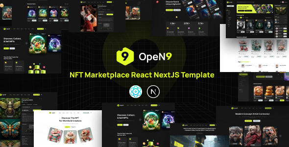 Open9 | NFT Marketplace React NextJS Template