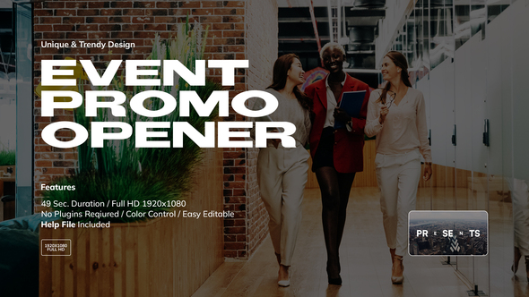 Event Promo Opener Product Promo template preview