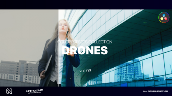 Drones LUT Collection Vol. 03 for DaVinci Resolve