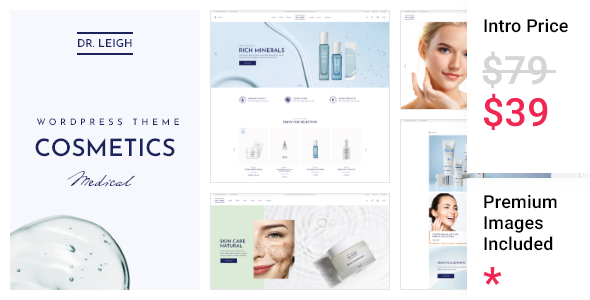 Dr. Leigh – Medical Cosmetics Shop Theme