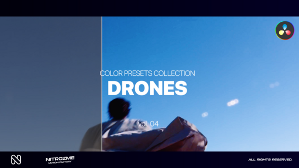 Drones LUT Collection Vol. 04 for DaVinci Resolve