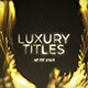 Luxury Gold Streaks Titles - VideoHive Item for Sale