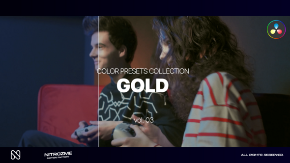 Gold LUT Collection Vol. 03 for DaVinci Resolve