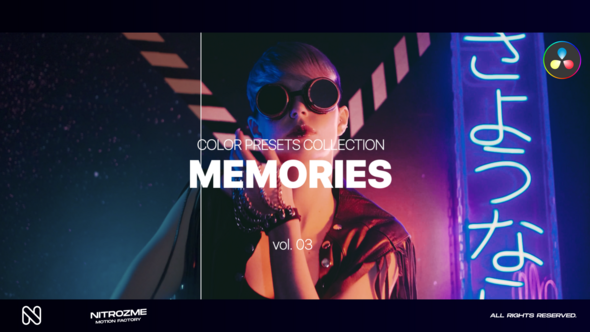 Memories LUT Collection Vol. 03 for DaVinci Resolve