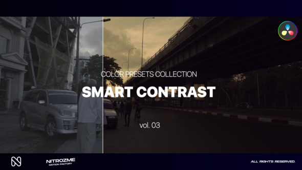 Smart Contrast LUT Collection Vol. 03 for DaVinci Resolve
