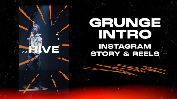 Grunge Intro Instagram Story & Reels