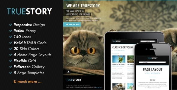 TrueStory - Fullscreen - ThemeForest 3902394