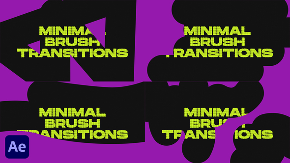 Minimal Brush Transitions | After Effects
