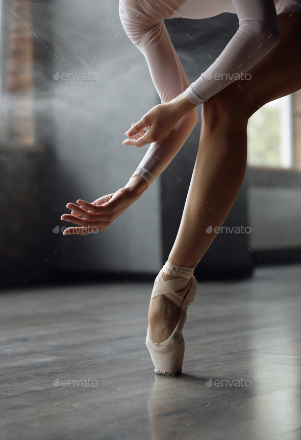 Ballerina In Releve Pose by Lewis Mulatero