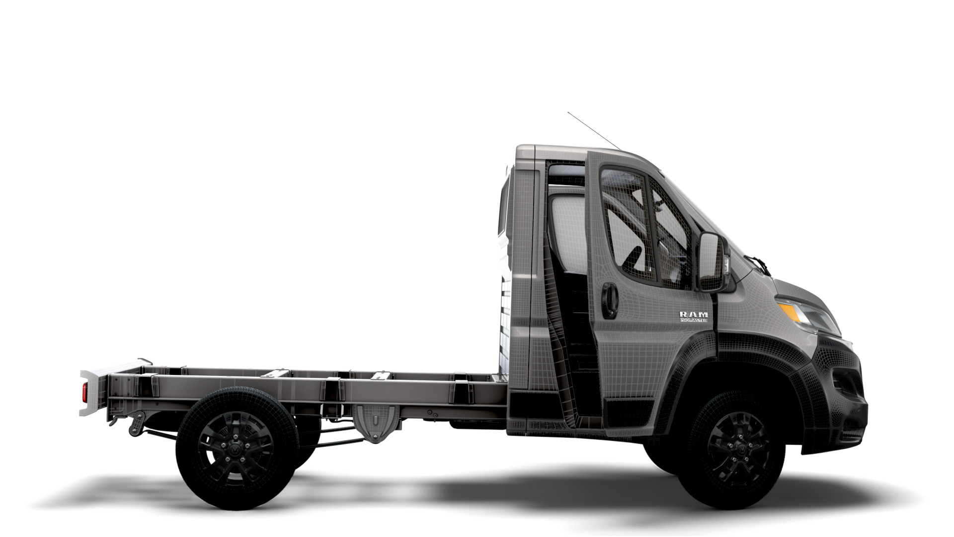RAM Promaster Chassis HQInterior SCab 3000WB 2023 by creator_3d
