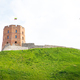 View of the castle on a green hill. Vilnius is the capital of Lithuania - PhotoDune Item for Sale