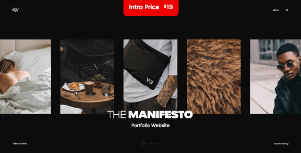 Manifesto – Creative Portfolio Theme