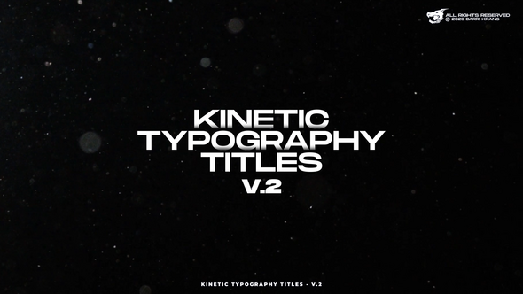 Kinetic Typography Titles / AE Titles template preview