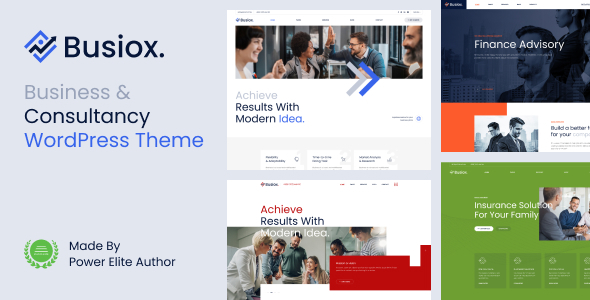 Busiox - Business Consulting WordPress Theme