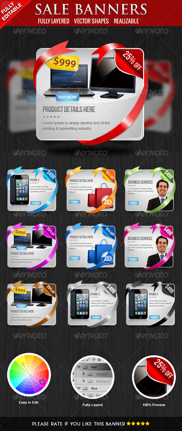 Coupon Banners - Banners & Ads Web Elements