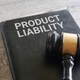 Closeup image of judge gavel and text PRODUCT LIABILITY - PhotoDune Item for Sale