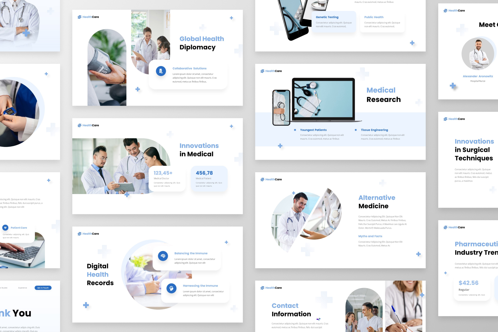 HealthCare - Medical PowerPoint Template, Presentation Templates ...