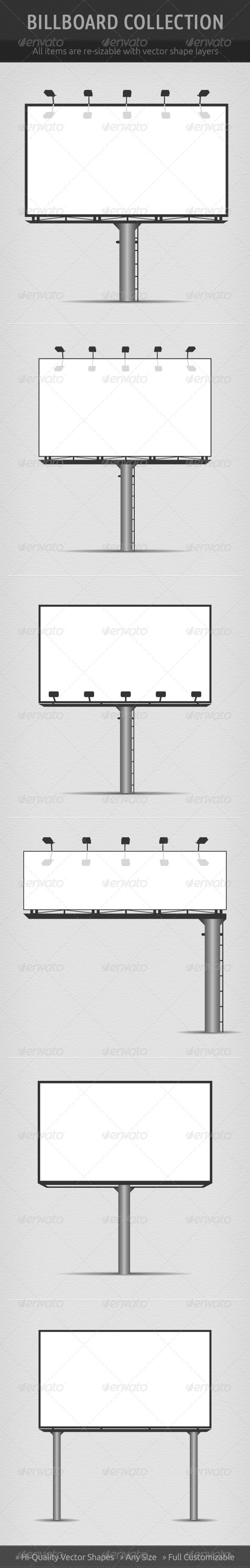 Vector Billboard Collection - Borders Decorative