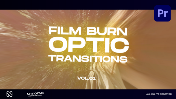 Film Burns Optic Transitions Vol. 01 for Premiere Pro