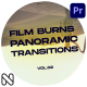 Film Burns Panoramic Transitions Vol. 02 for Premiere Pro - VideoHive Item for Sale
