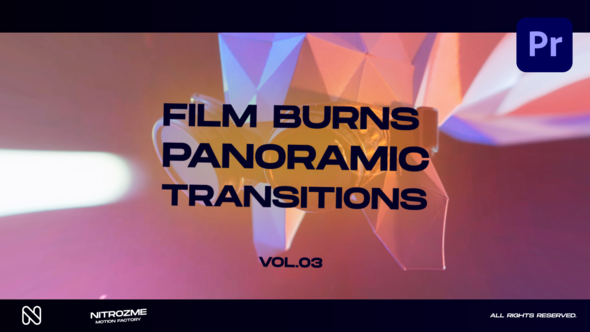 Film Burns Panoramic Transitions Vol. 03 for Premiere Pro