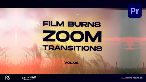 Film Burns Zoom Transitions Vol. 05 for Premiere Pro