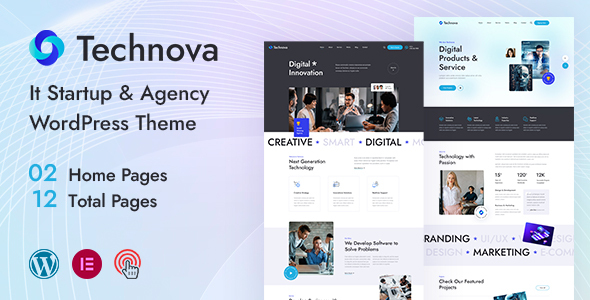 Technova - IT Startup & Agency WordPress Theme