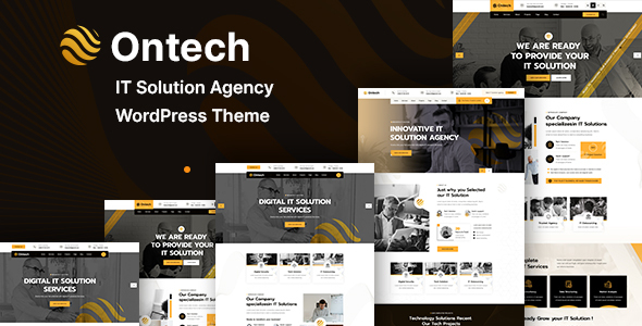 Ontech - IT Solutions Agency WordPress Theme