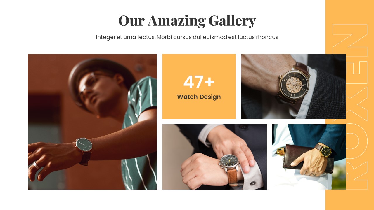 Roxen - Watch Product Powerpoint Template, Presentation Templates ...