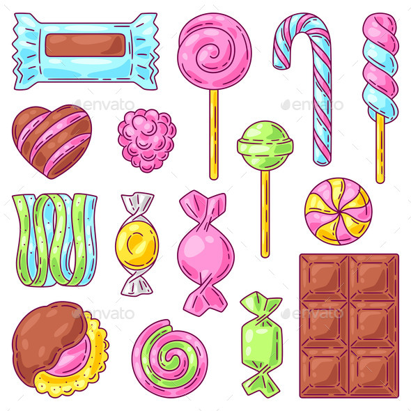 Set of Candies and Sweets