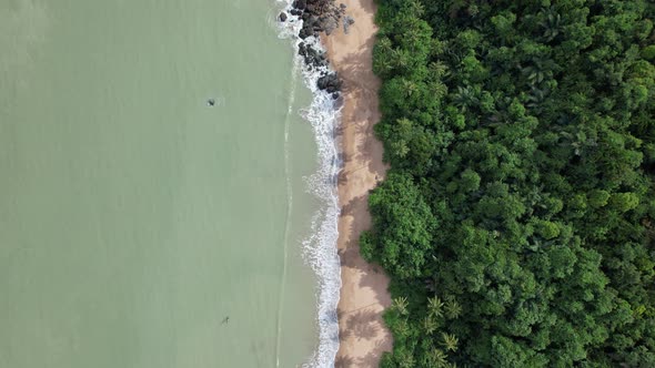 The Beaches at the most southern part of Borneo Island alt