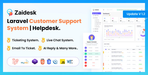 Zaidesk  Customer Support System  Helpdesk  Support Ticket.