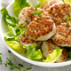Chicken patties, cutlets with fresh salad - PhotoDune Item for Sale