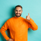 Well done. Handsome bearded man showing thumb up, praising good work, recommend excellent product - PhotoDune Item for Sale