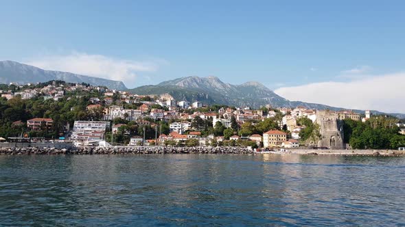 Herceg Novi Ancient Town in Kotor Bay in Montenegro