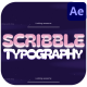 Scribble Typography for After Effects - VideoHive Item for Sale