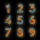 Glowing Numbers With Animation - VideoHive Item for Sale