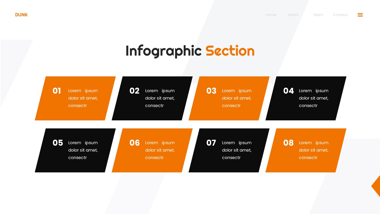Dunk - Basketball & Sports Powerpoint Templates, Presentation Templates
