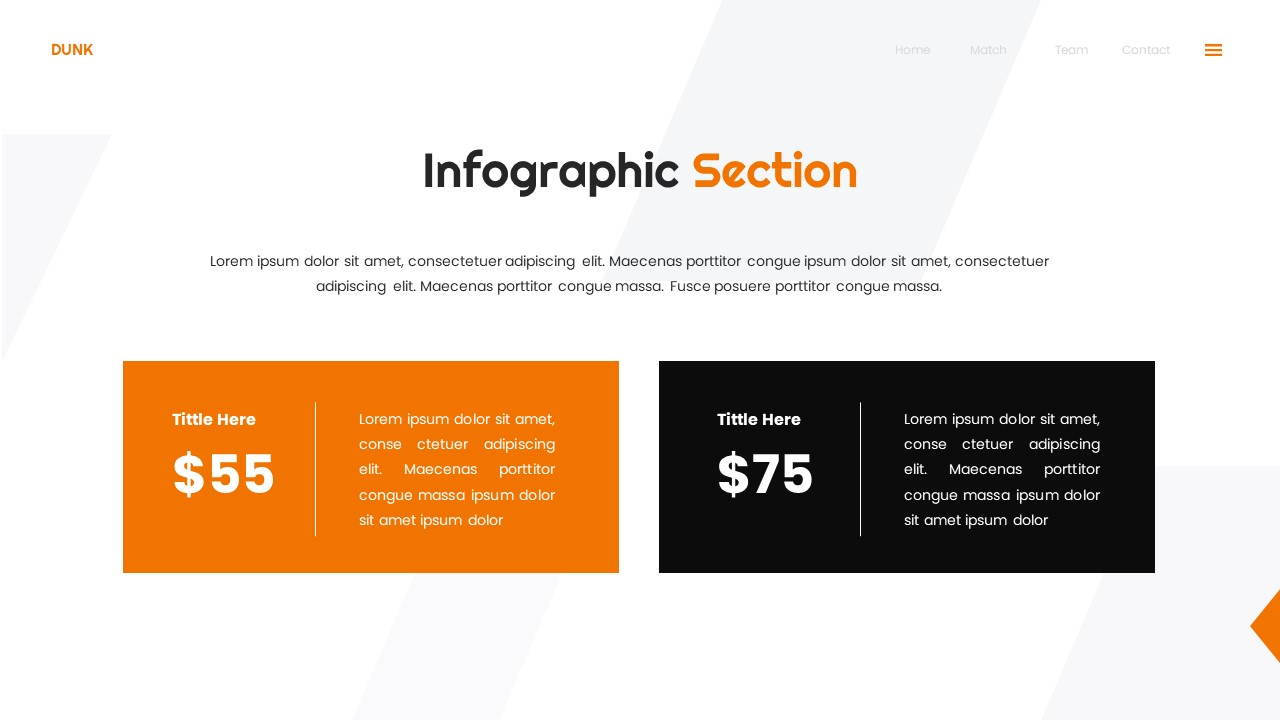 Dunk - Basketball & Sports Powerpoint Templates, Presentation Templates