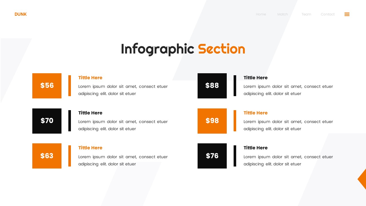 Dunk - Basketball & Sports Powerpoint Templates, Presentation Templates