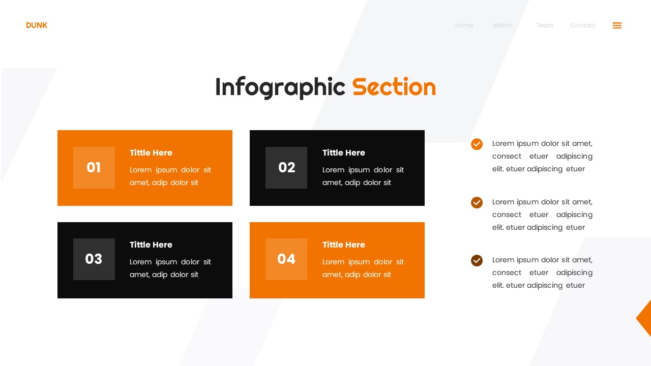 Dunk - Basketball & Sports Powerpoint Templates, Presentation Templates