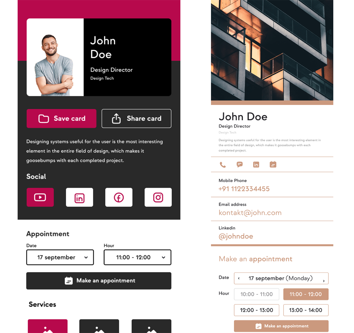 vCardGo SaaS Digital Business Card Builder by RajodiyaInfotech