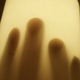 spooky fingers through frosted glass lamp - PhotoDune Item for Sale