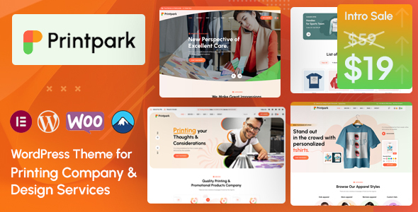 PrintPark – Printing Company & Design Services WordPress Theme