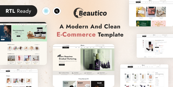 [DOWNLOAD]Beautico - Cosmetics Beauty Shop React Next.JS + RTL